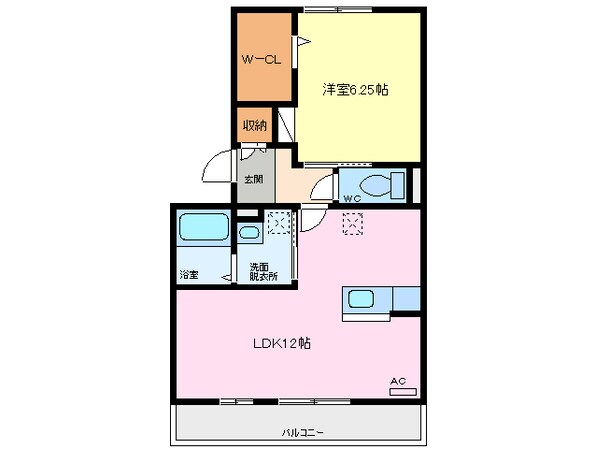 クラベールの物件間取画像